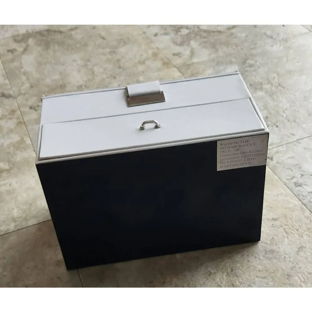N4 Girls jewelry box to decorate 10X6x6 Drawer Mirror and Several Compartments
